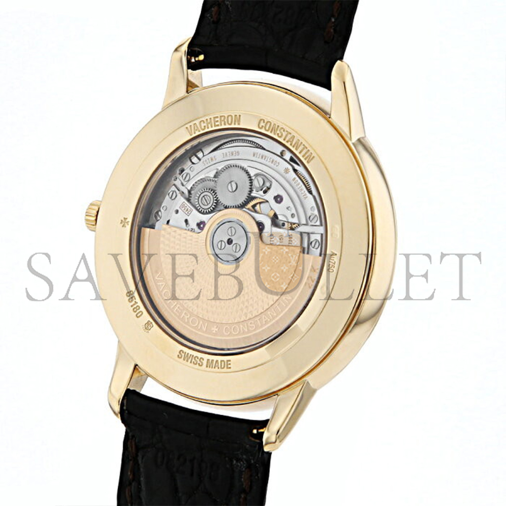 vacheron Co*sta*t*n patrimony large date watch 85180/000j-9231